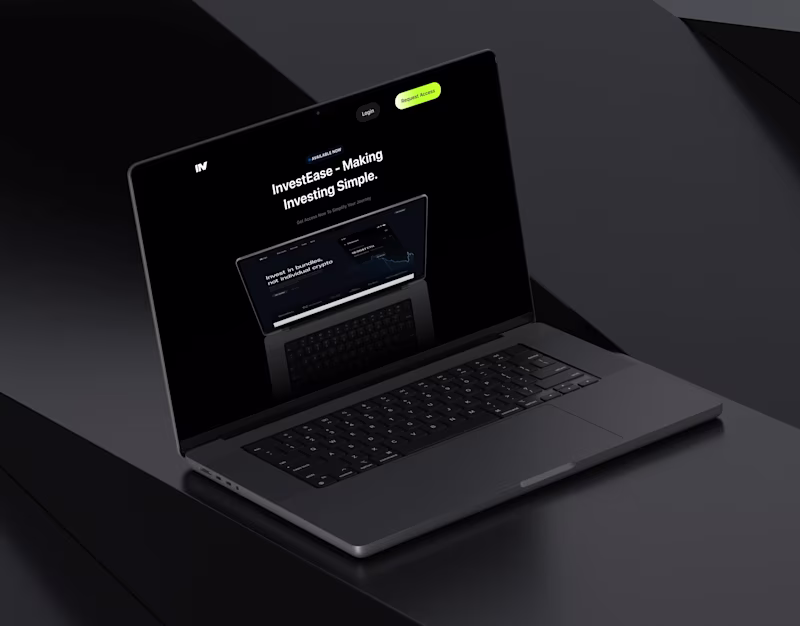 Cover image for InvestEase Landing Page | Responsive Web Design