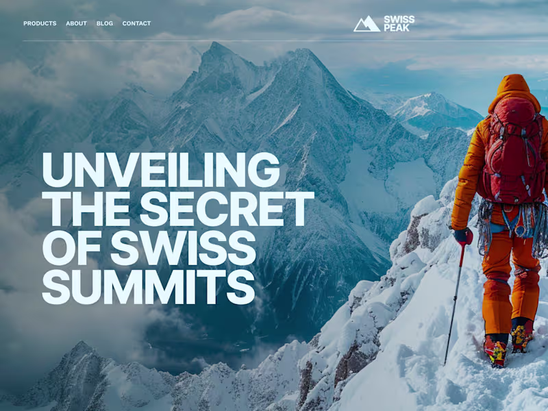 Cover image for Swiss Peak (Framer Development)
