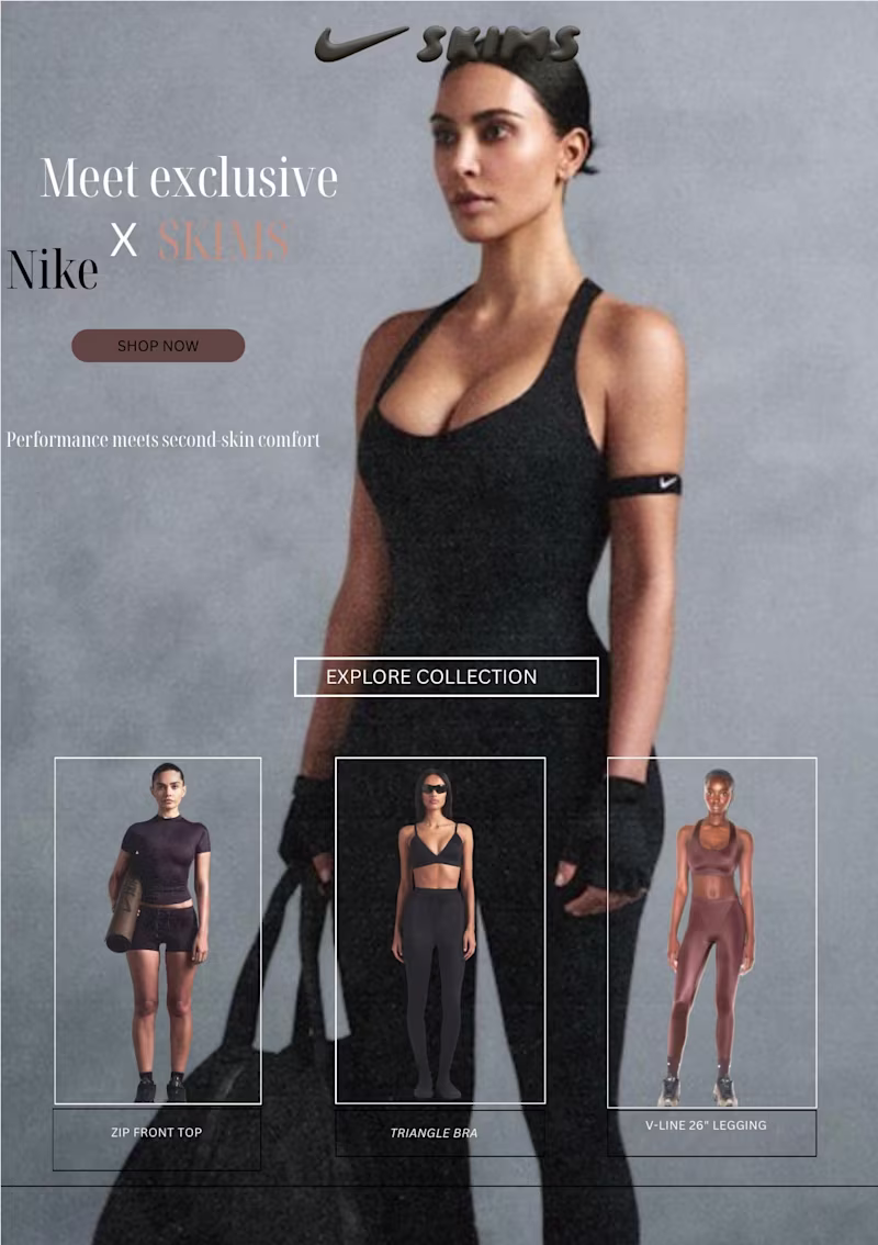 Cover image for Nike × Skims — Campaign