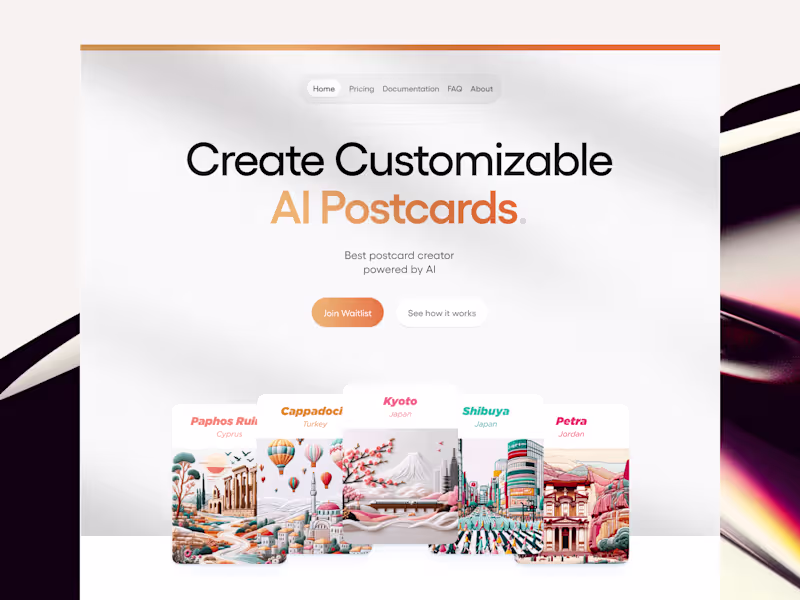 Cover image for Landing Page UI Design | Website Design