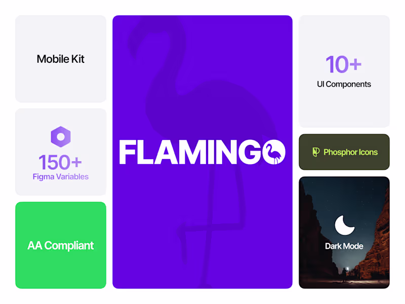 Cover image for Flamingo – Mobile Design Kit