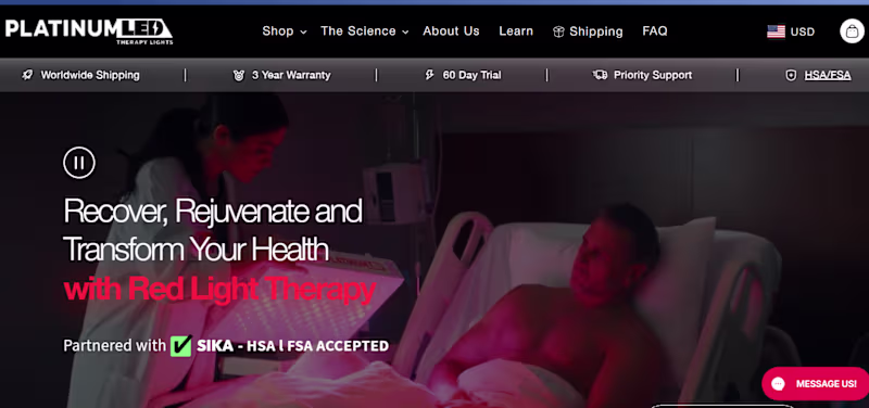 Cover image for CMO for Booming Red Light Therapy Company