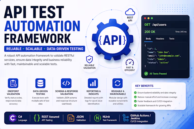 Cover image for API Test Automation Framework (Scalable