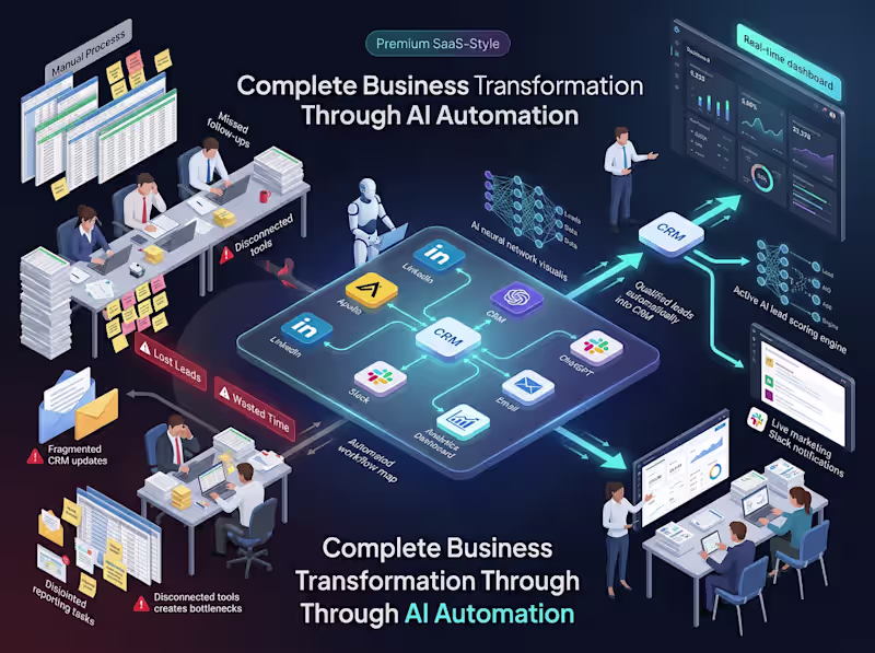 Cover image for Full AI Automation Stack, Replace Manual Work of Your business