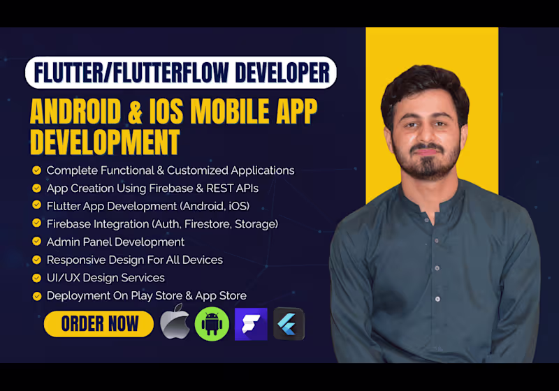 Cover image for Flutterflow app development