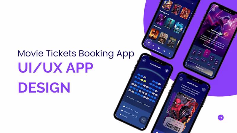 Cover image for Movie Tickets Booking App – UI/UX Design :: Behance