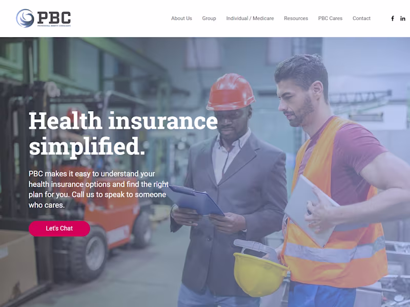 Cover image for Individual and Group Health Insurance | PBC | Georgia
