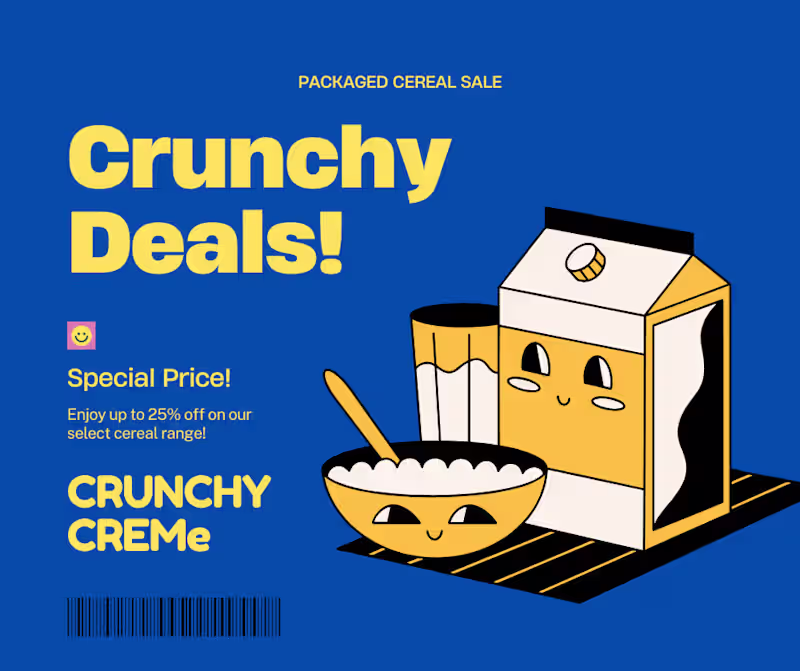 Cover image for Design packaging for cereal brand