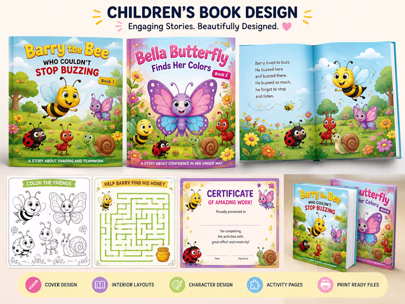 Cover image for Book Design & Illustration