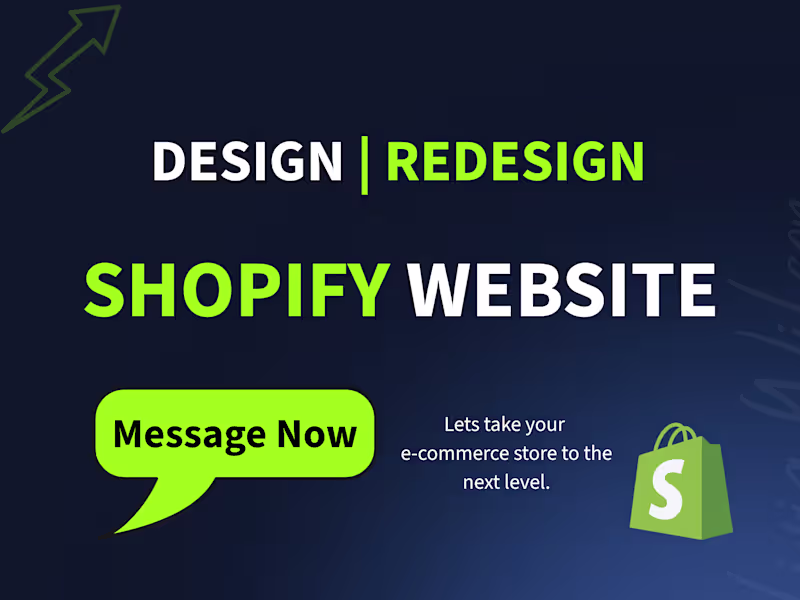 Cover image for Shopify Store Setup, Design, Redesign & Maintenance