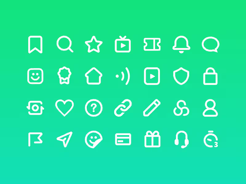 Cover image for Social Media Line Icons