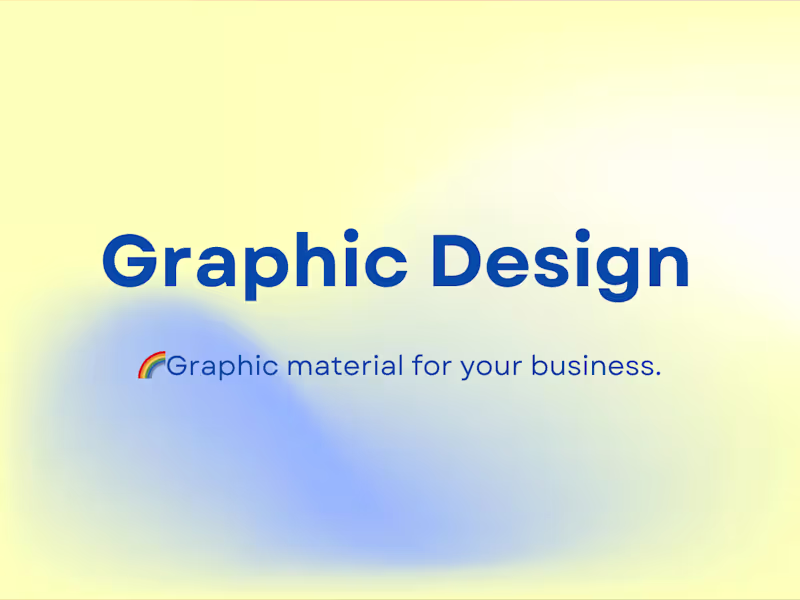 Cover image for Graphic Desing for your business