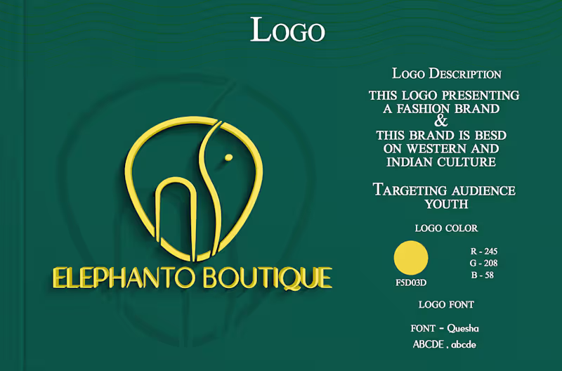 Cover image for I will create a luxury brand kit identity and brand guidelines