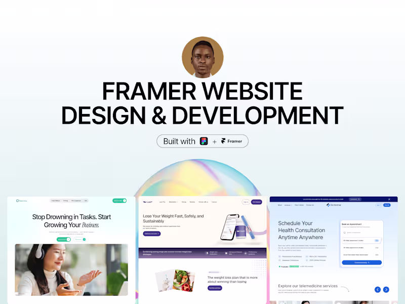 Cover image for Framer Website Design and Development