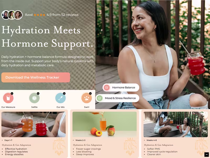 Cover image for Iris Nutrition | Shopify Design & Development