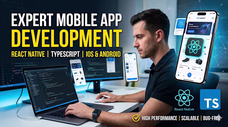 Cover image for Mobile App development for Android and iOS