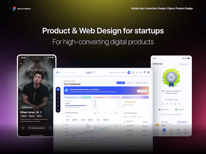 Cover image for Product & Web Design for startups
