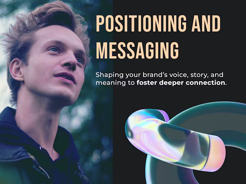 Cover image for Brand Positioning & Messaging