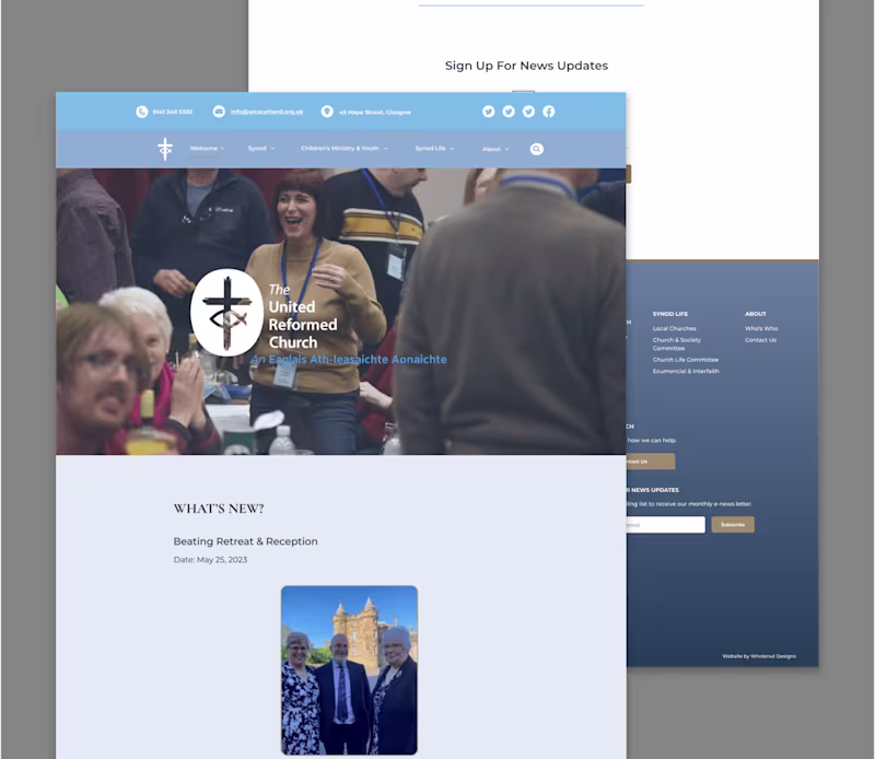 Cover image for Church Website
