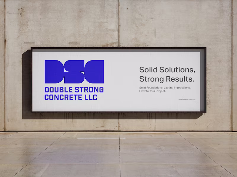Cover image for Double Strong Concrete Brand Identity