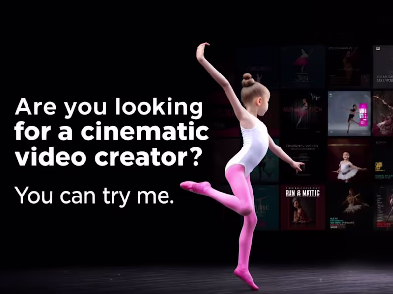 Cover image for "AI-Generated Cinematic Video Scenes for your project.