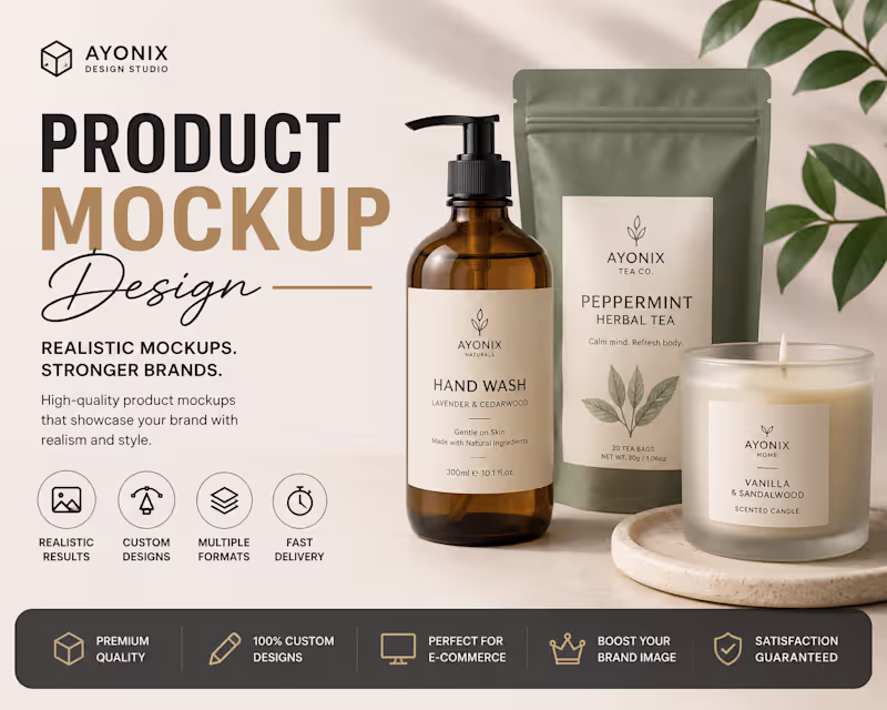 Cover image for Professional premium Product Mockup Design