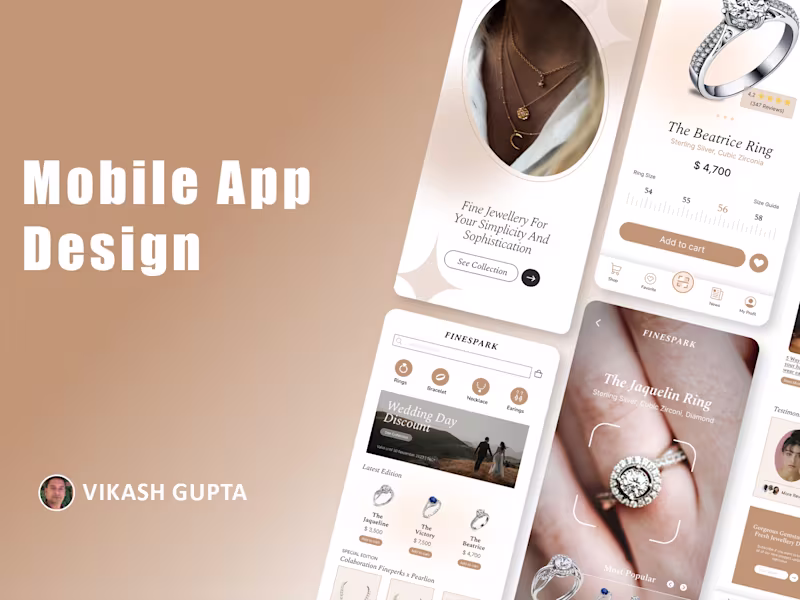 Cover image for Mobile App UX/UI Design
