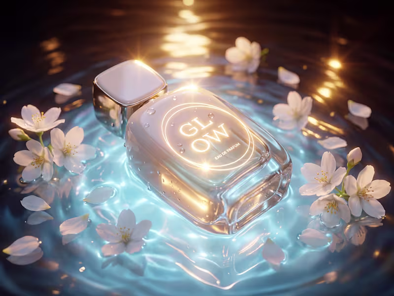 Cover image for GLOW Perfume Launch (AI)