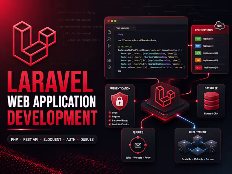 Cover image for Laravel Web Application Development