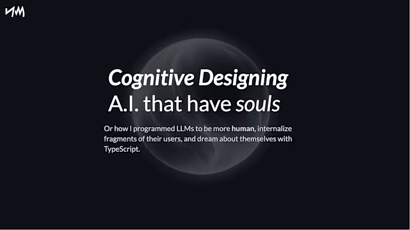 Cover image for Conversational A.I. with a subconscious, memories, and dreams