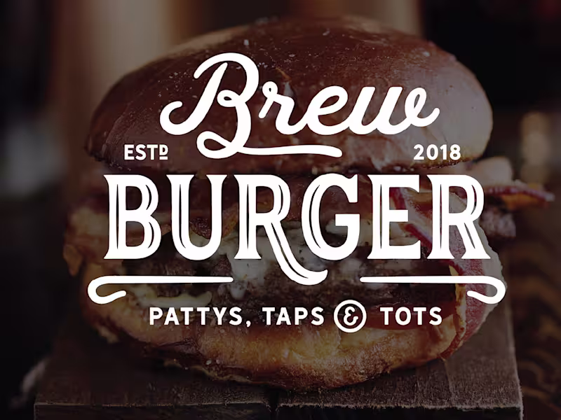 Cover image for Brew Burger Logo Identity 
