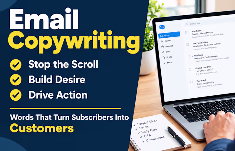 Cover image for Copywriter for B2B SaaS | Email Copy Specialist