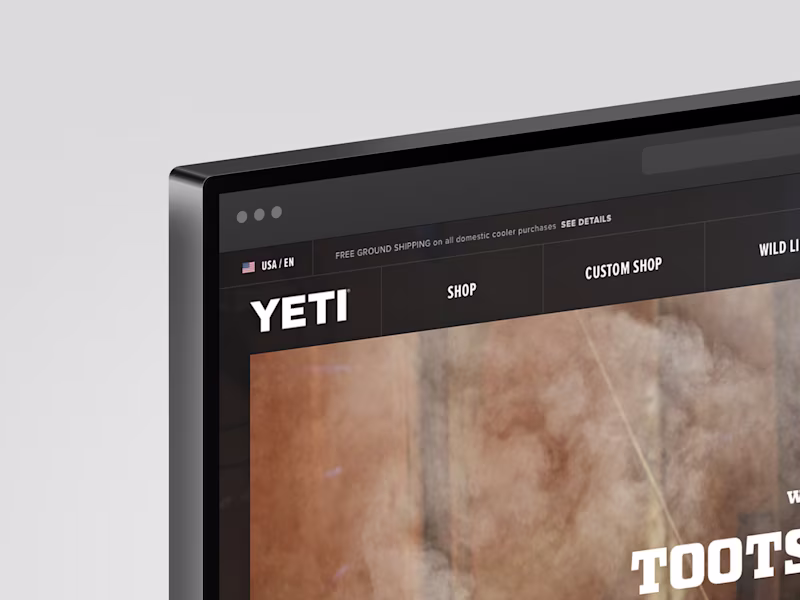 Cover image for YETI E-Commerce Redesign — Webby Award Nominee