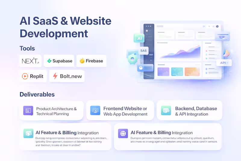 Cover image for AI SaaS & Website Development