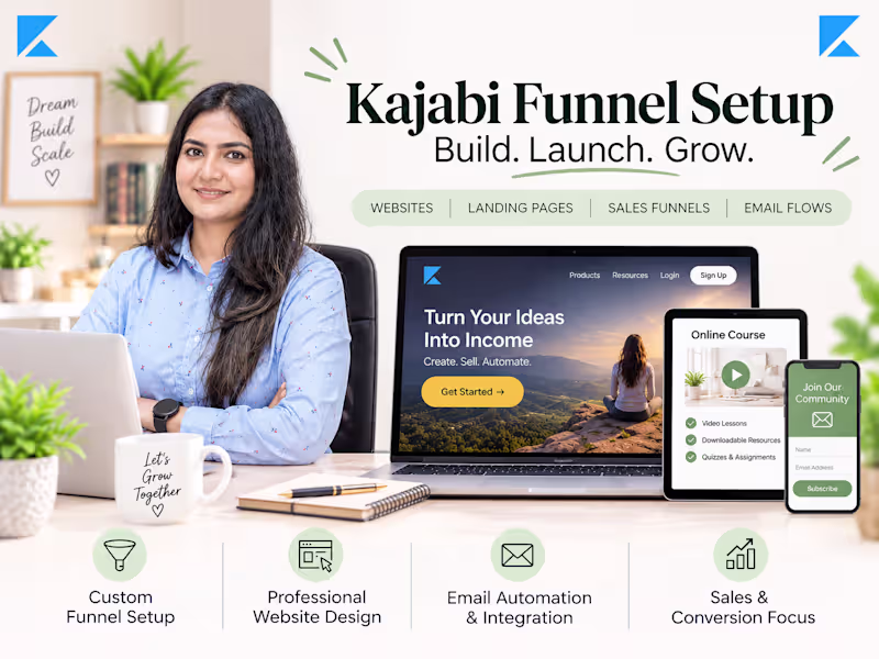 Cover image for Kajabi Sales Funnel Setup