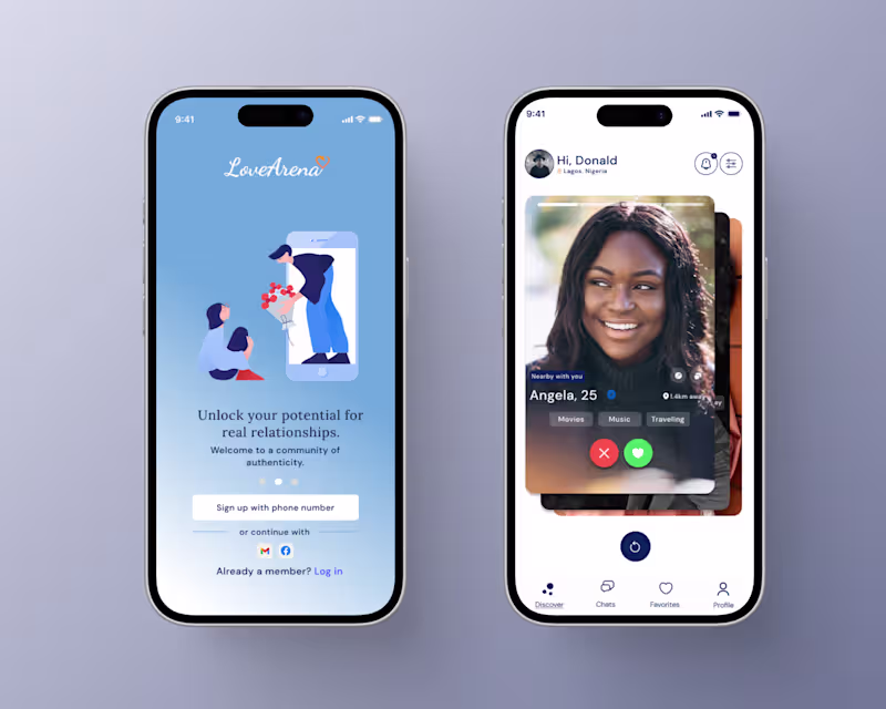 Cover image for LoveArena Intentional Dating App Design