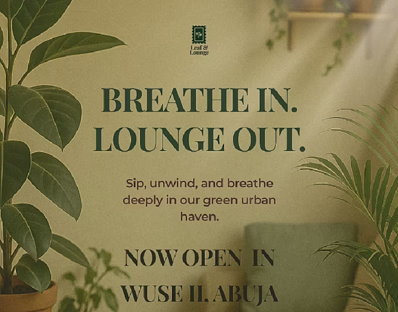 Cover image for LEAF AND LOUNGE