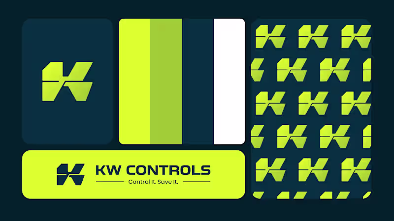 Cover image for KW Controls — Brand Identity Design
