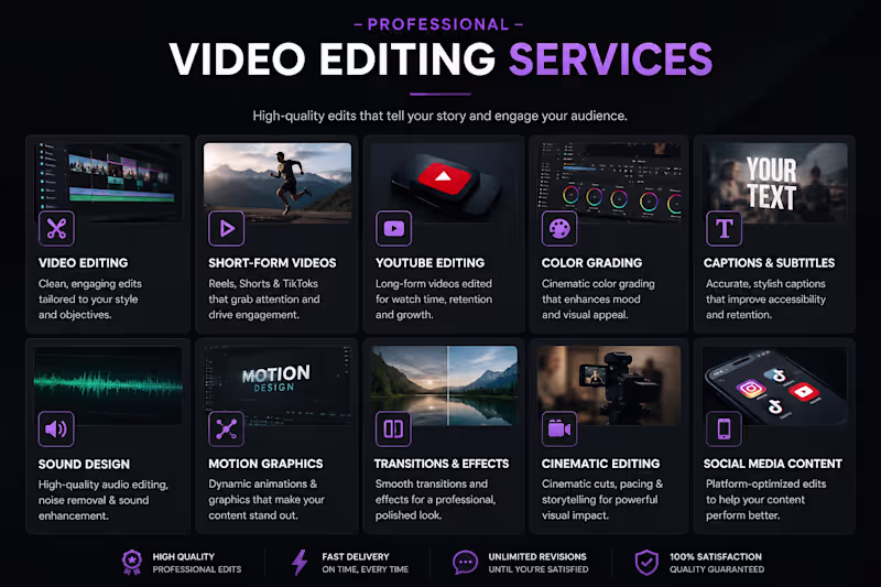 Cover image for Video editing 