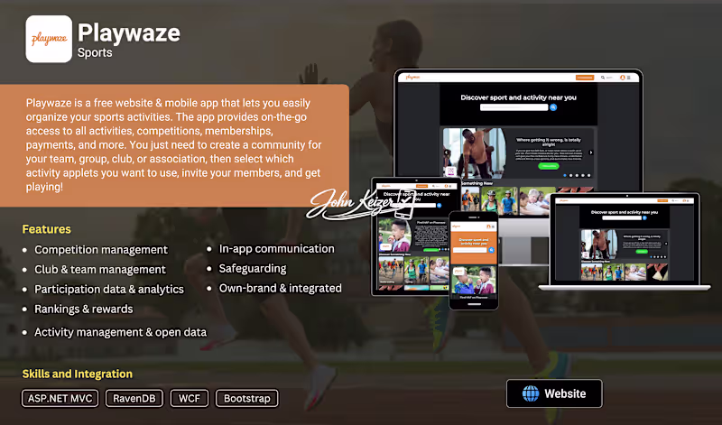 Cover image for Playwaze - ASP.NET (https://ASP.NET) |