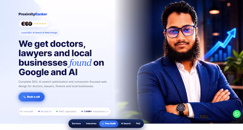Cover image for SEO Agency Homepage: Designed &