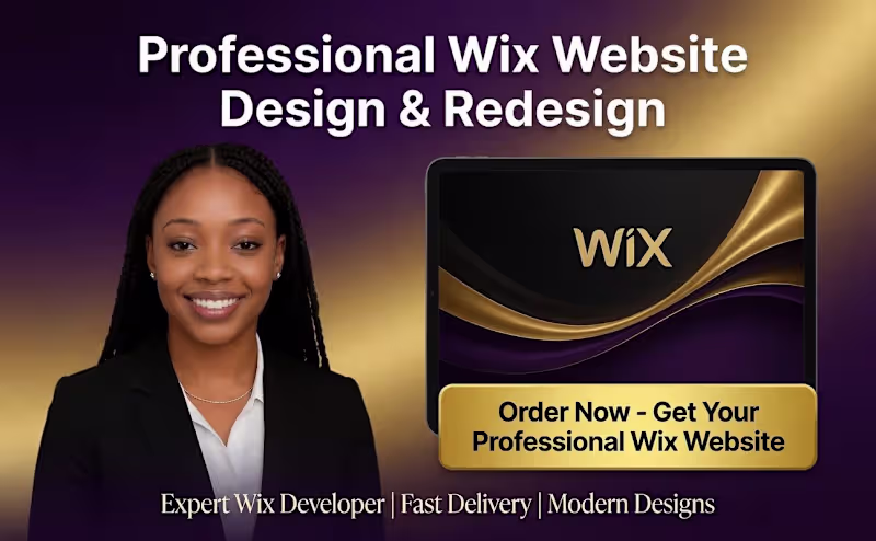 Cover image for wix website design