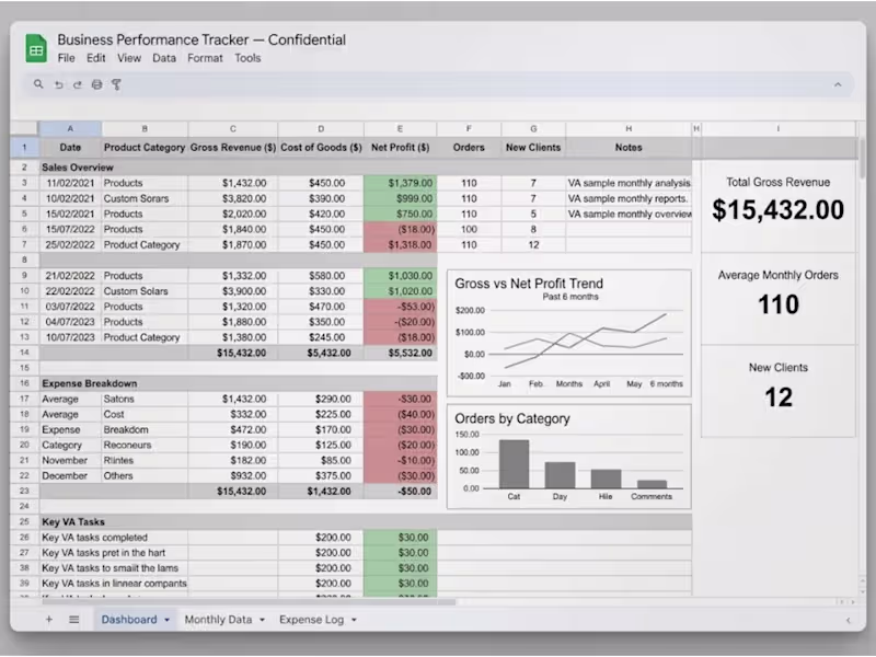 Cover image for Developed a clean, functional business
