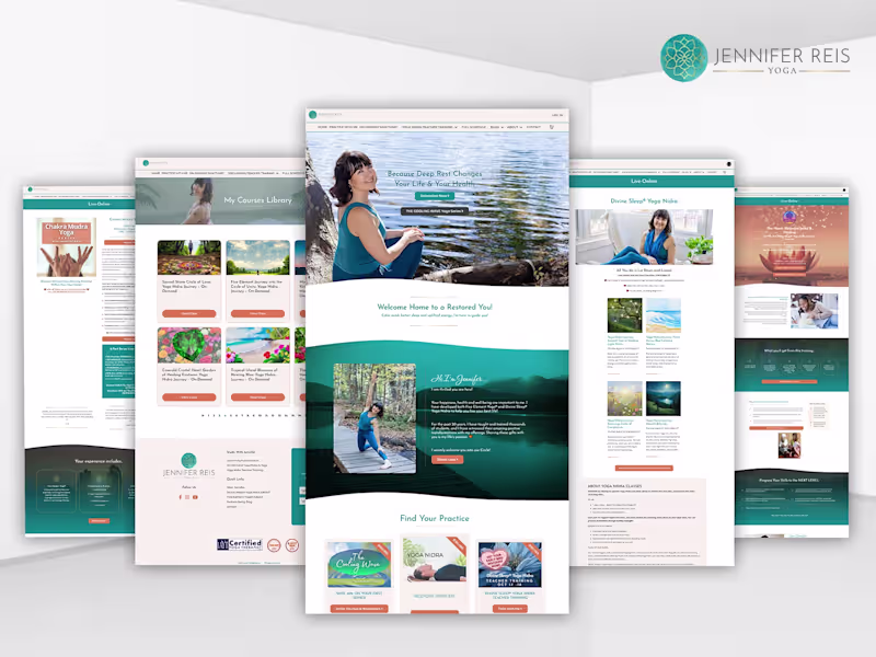 Cover image for Custom Kajabi Migration & Build for Jennifer Reis Yoga