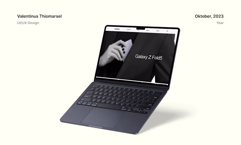 Cover image for Redesign Samsung Landing Page