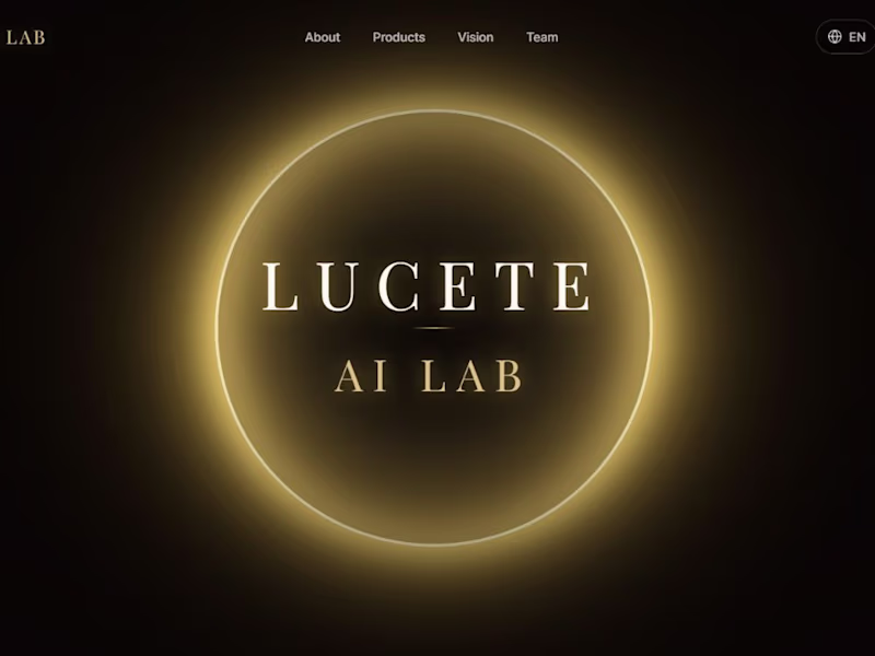 Cover image for Brand Strategy & AI Website Development | Lucete AI Lab