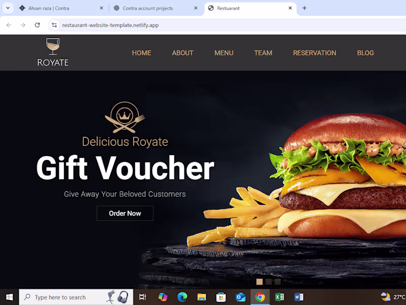 Cover image for Restuarant