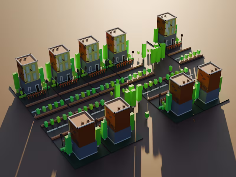 Cover image for Low-Poly Wonders: Creating Simplified 3D Environments