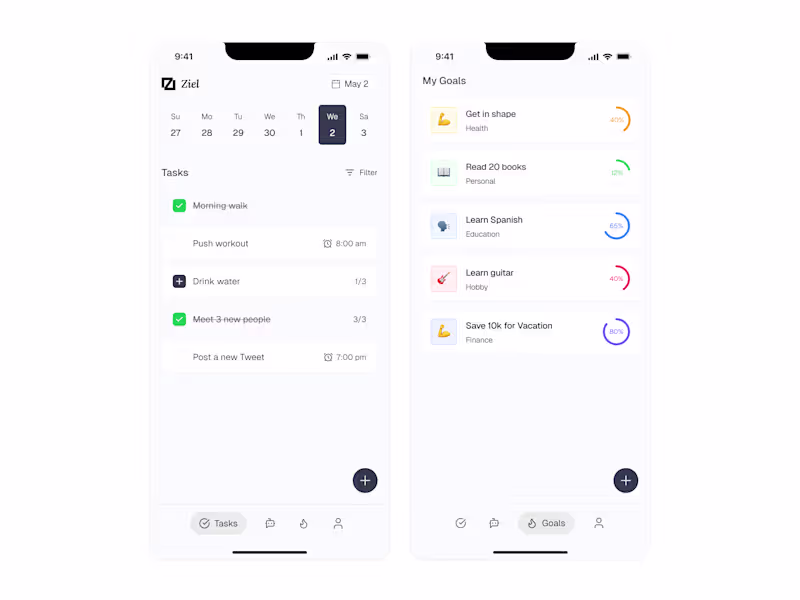 Cover image for Ziel - A productivity system