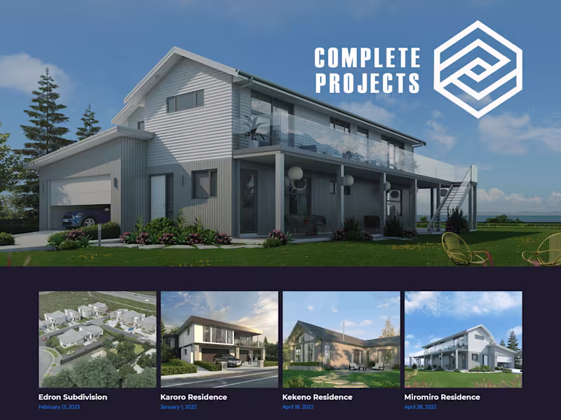 Cover image for Complete projects. Web design & development